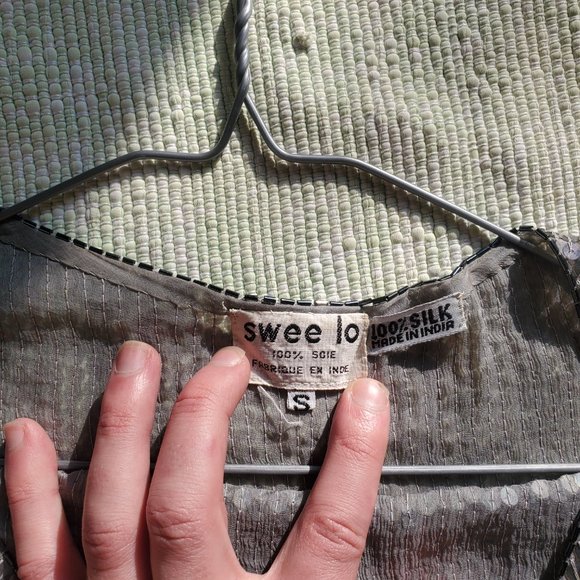 Silver sequin top - Picture 3 of 3